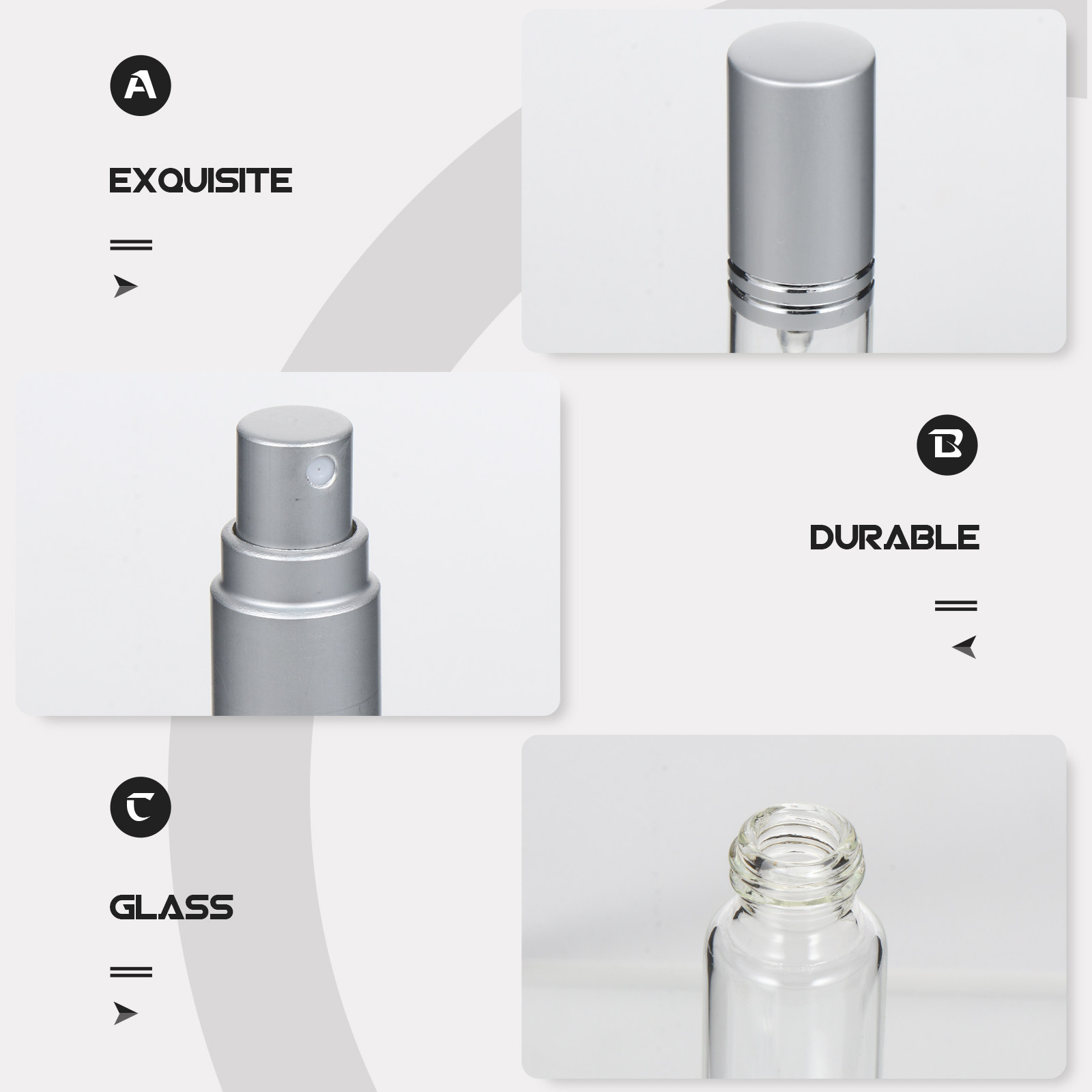 6 Frascos de Spray de Perfume  - Misting Bottle Fine avaliação e preço