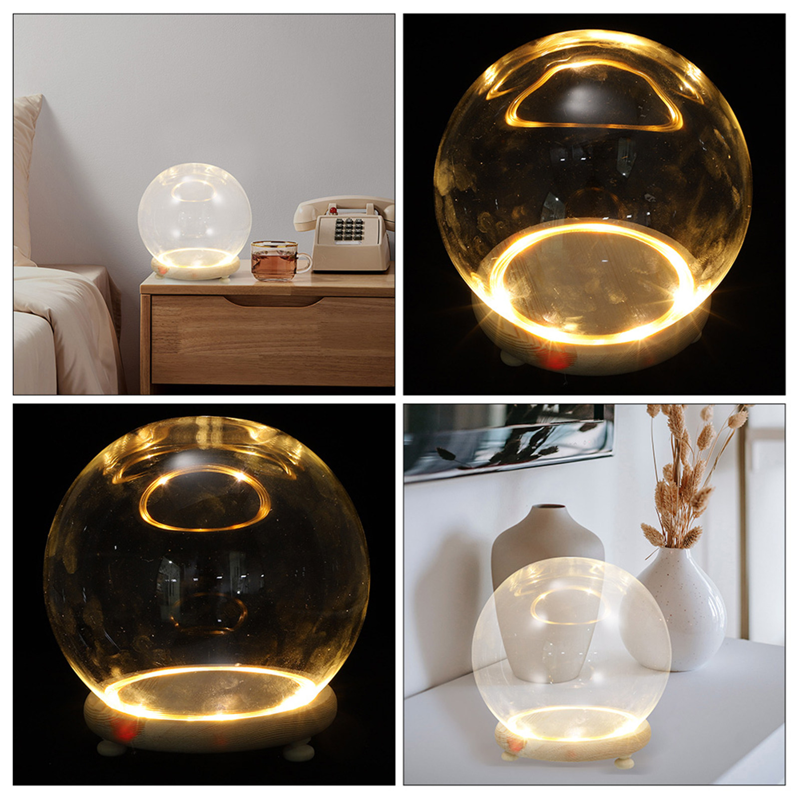 Cúpula de vidro com base de ma - Plastic Dome Clear avaliação e preço
