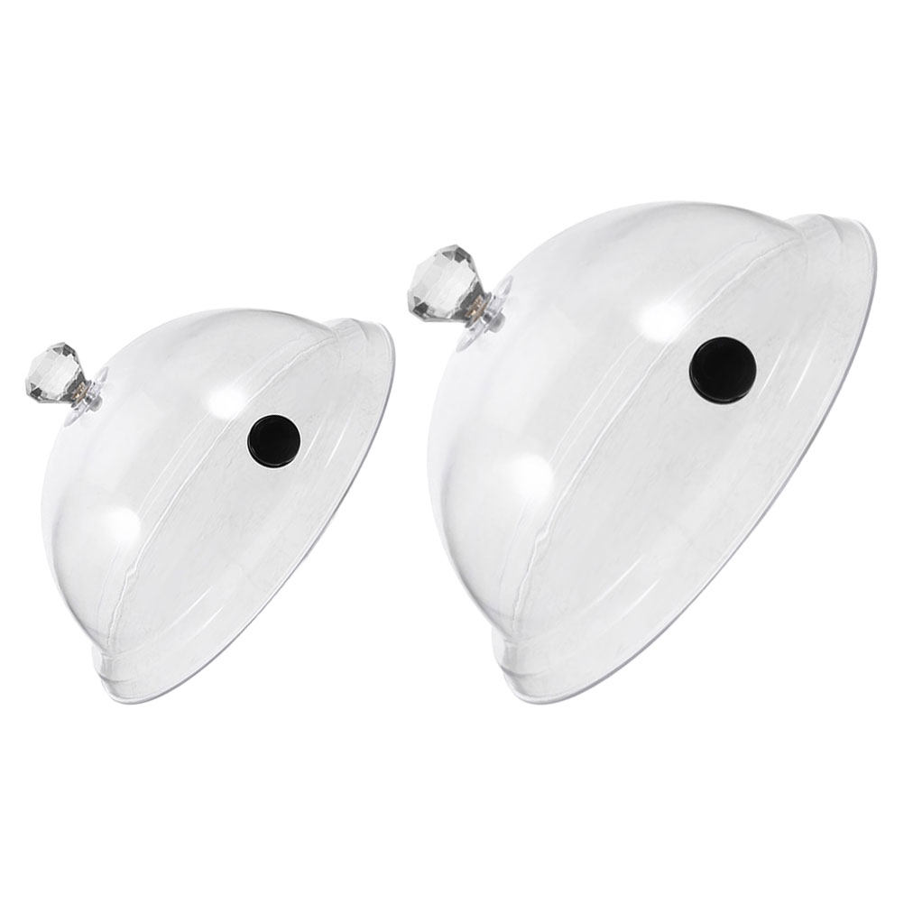 2 Peças de Cúpula Protetora de - Plastic Dome Clear avaliação e preço